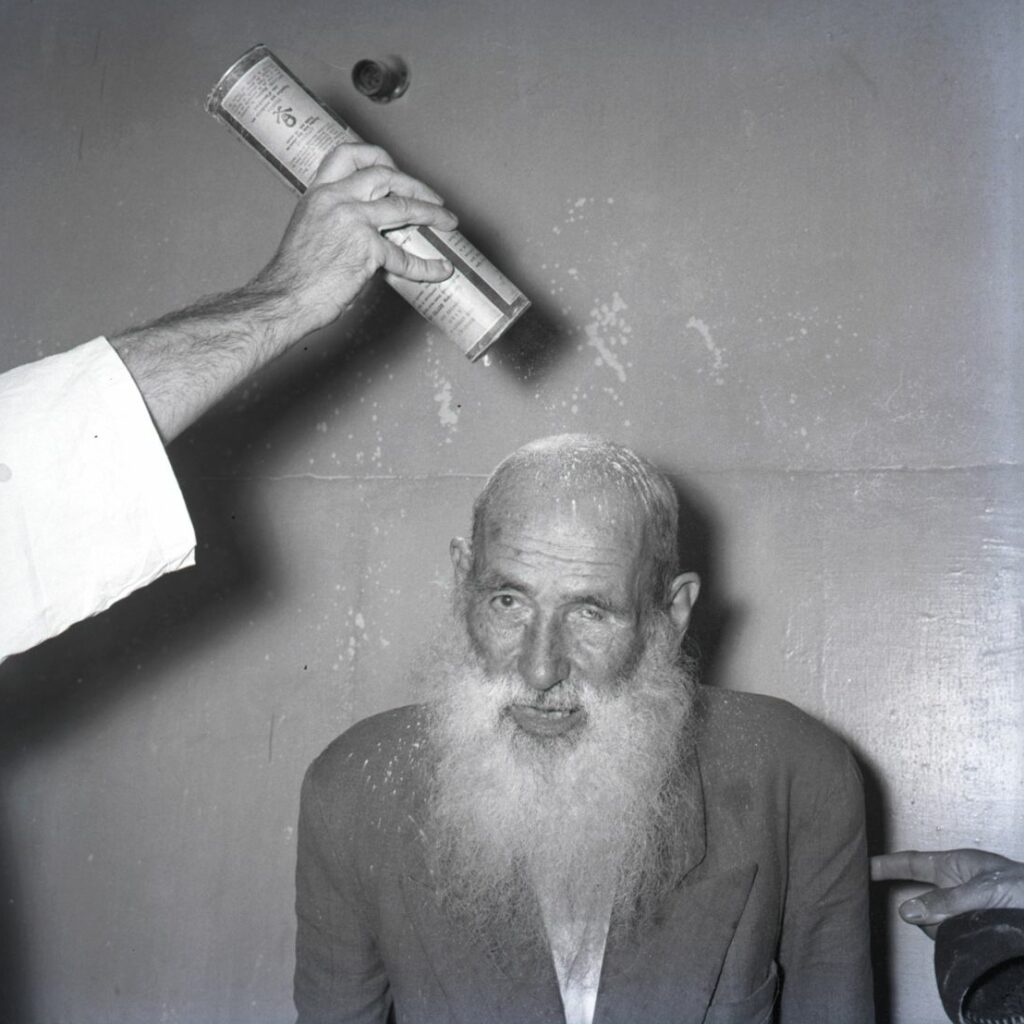 חיטוי עולים בדי-די-טי, מעברת שער עלייה - סלומון מקסים