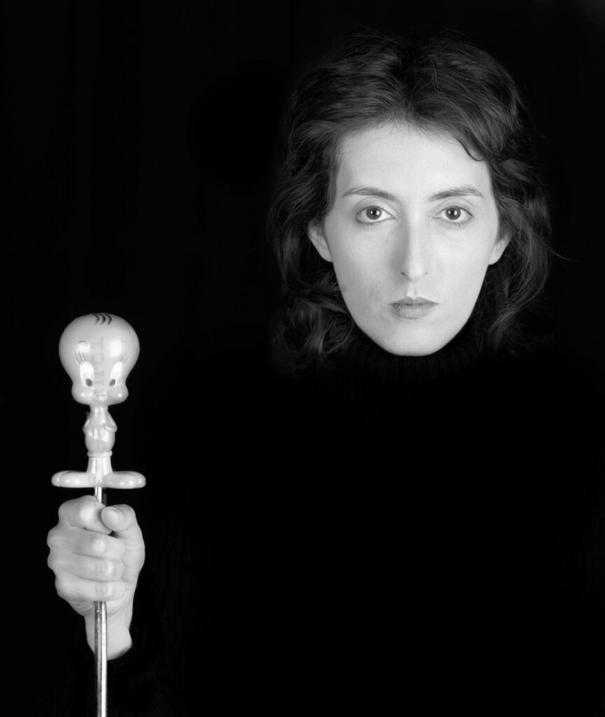 דיוקן עצמי עם טוויטי (מחוה למפלתורפ) - עריף-גלנטי עינת