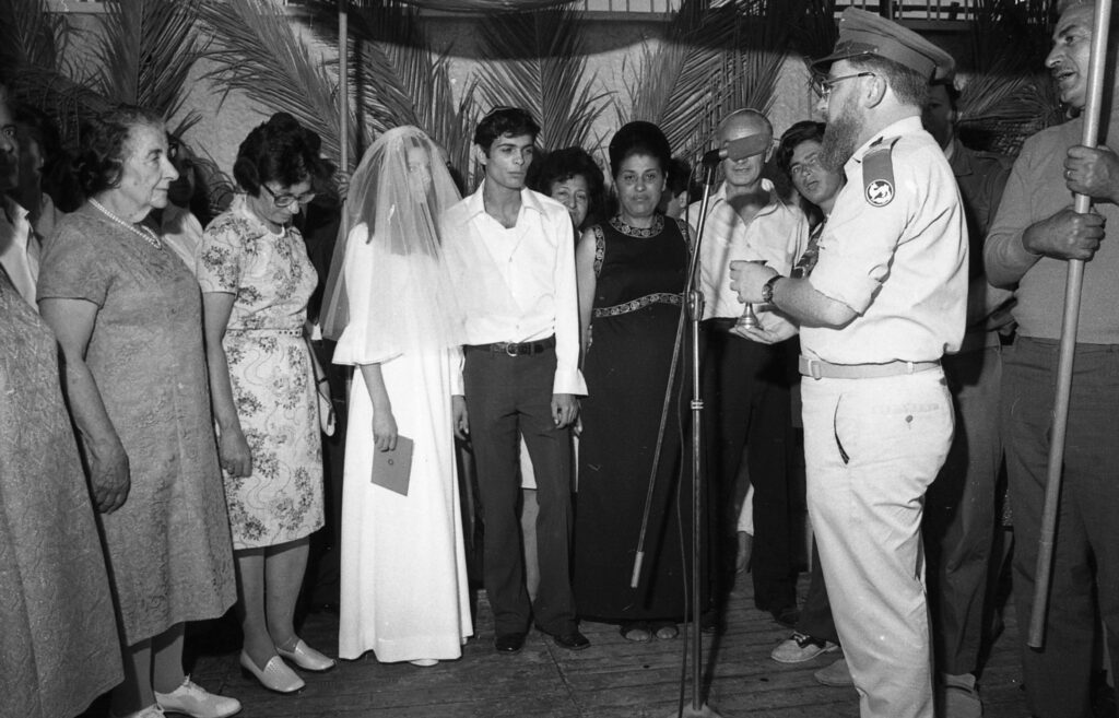 חתונת נכדת גולדה מאיר - סער יעקב