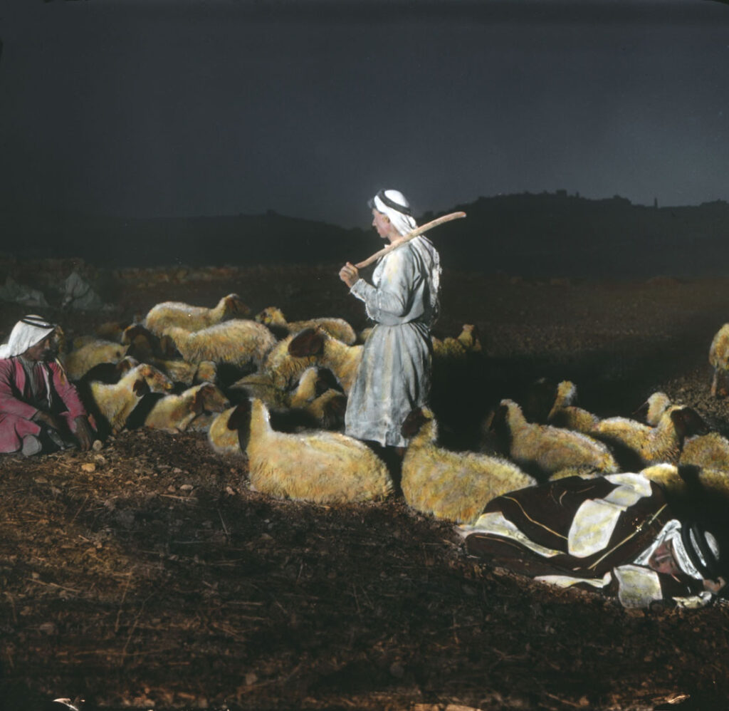 רועי צאן במנוחת לילה - אמריקן קולוני