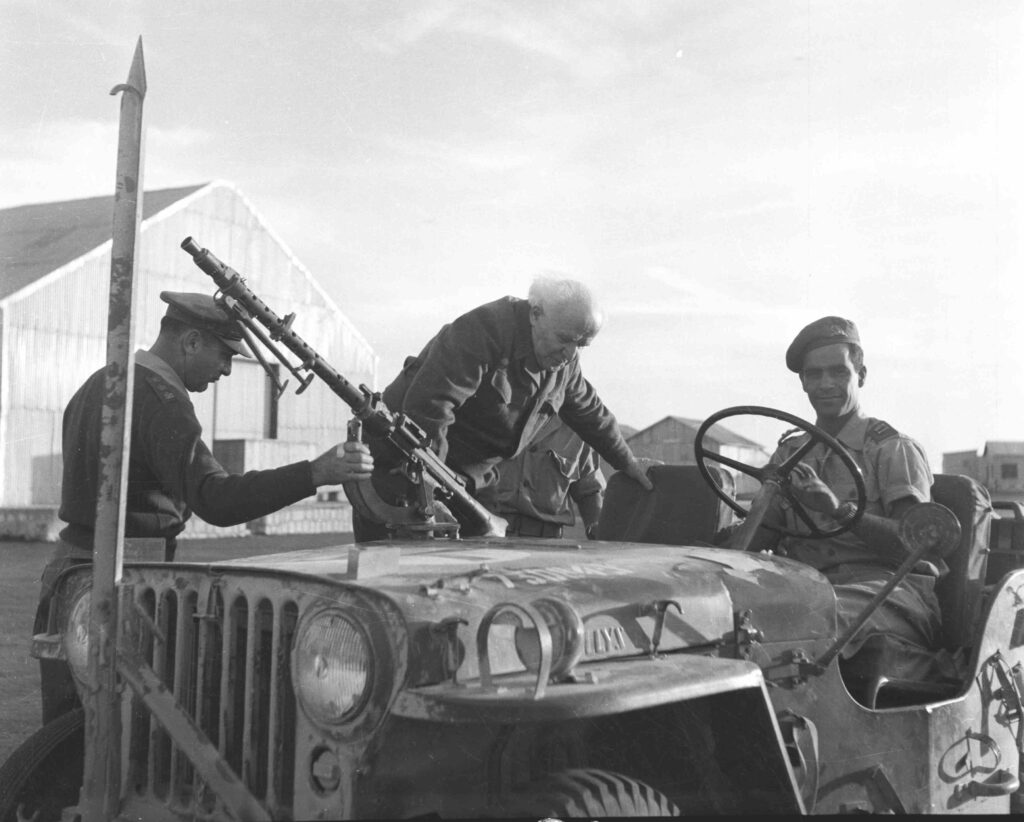 ביקור בן גוריון בסיני - כרמי בוריס