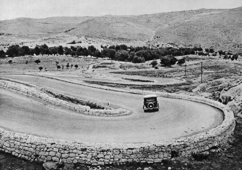 כביש למכוניות תל-אביב ירושלים - קספריוס הנס