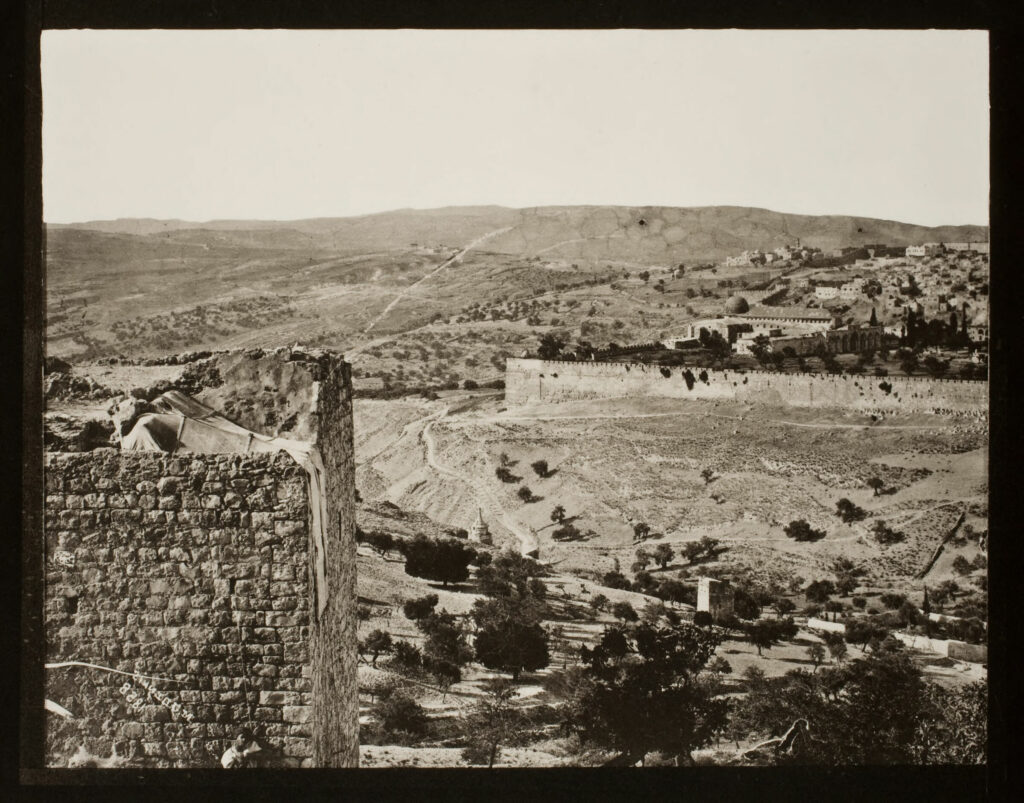 מבט על ירושלים מהר הזיתים - דינס מנדל ג'והן