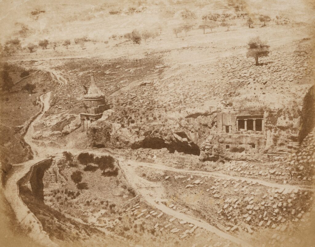 בית העלמין העברי – קבר אבשלום. נפת חברון – ירושלים - ברידג'ס ג'ורג' ווילסון